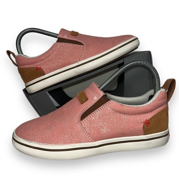 XTRATUF Sharkbyte Deck Slip-on Shoes Salmon XSW700 Women's 6.5 - Picture 1 of 11